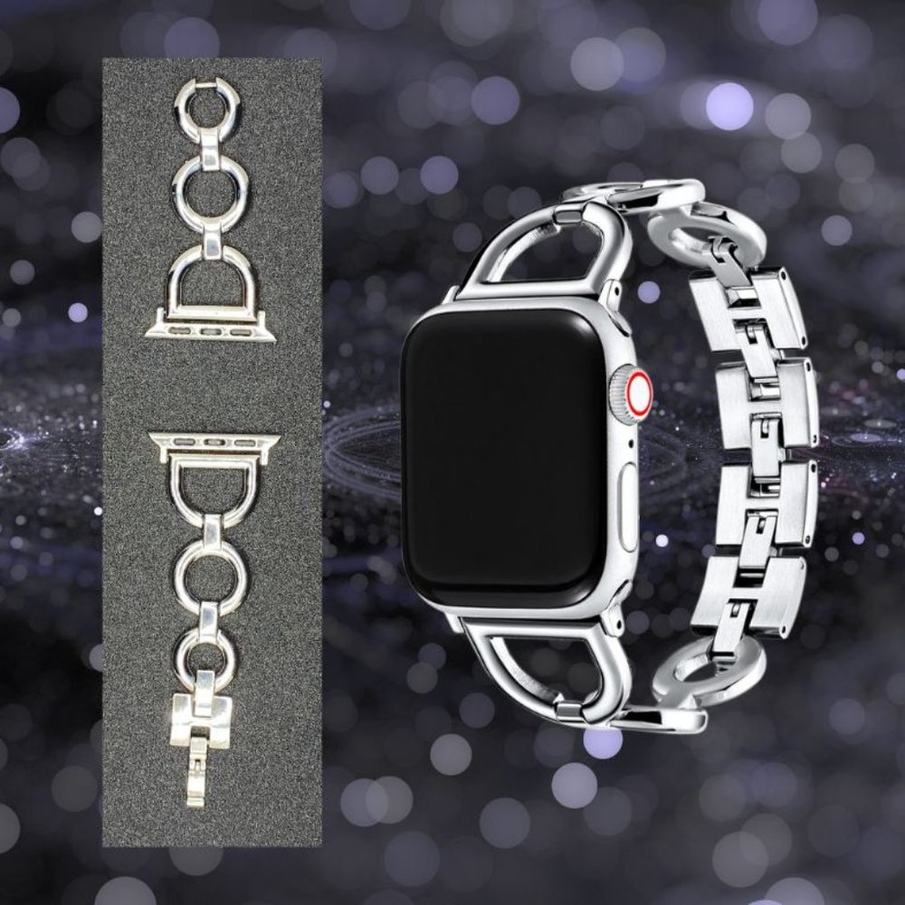POSH TECH Colette Stainless Steel Apple Watch SE & Series 7/6/5/4/3/2/1 Band